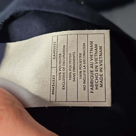 NIKE blue and white small zip up jacket - Picture 7 of 7